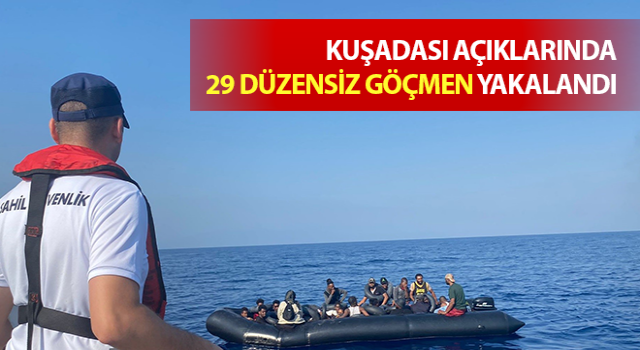 Aydın’da 29 düzensiz göçmen yakalandı