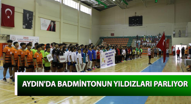 Aydın'da badmintonun yıldızları parlıyor