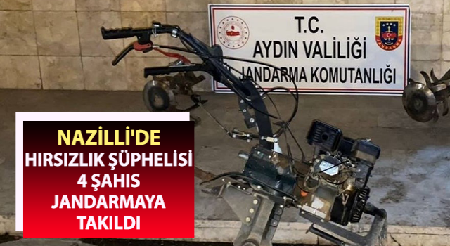 Aydın’da hırsızlık şüphelisi 4 şahıs kıskıvrak yakalandı