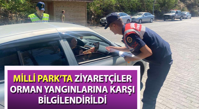 Aydın’da jandarma ekipleri orman yangınlarına karşı bilgilendirdi