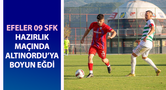 Efeler 09 SFK, hazırlık maçında Altınordu’ya boyun eğdi