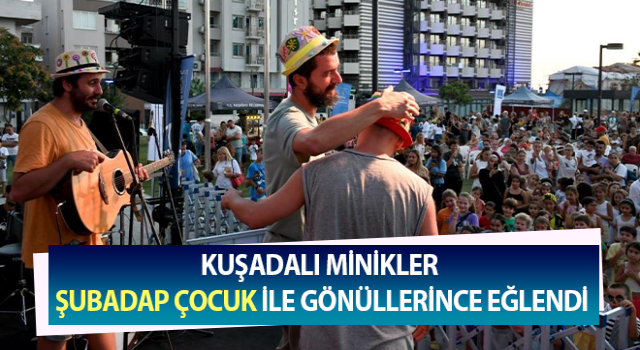 Eğlenceli şarkılar Kuşadalı minikler için seslendirildi