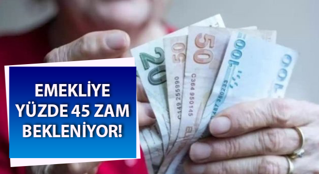 Emekliye yüzde 45 zam bekleniyor!