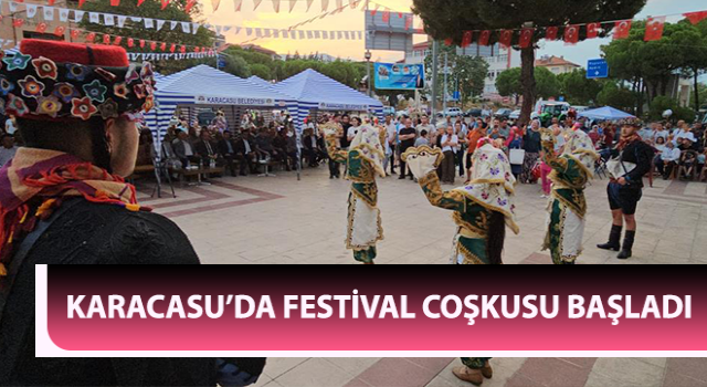 Karacasu’da festival coşkusu başladı