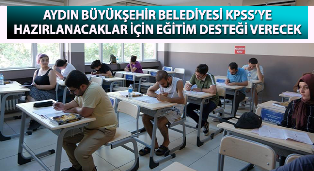 KPSS’ye hazırlanacaklar için eğitim desteği verecek