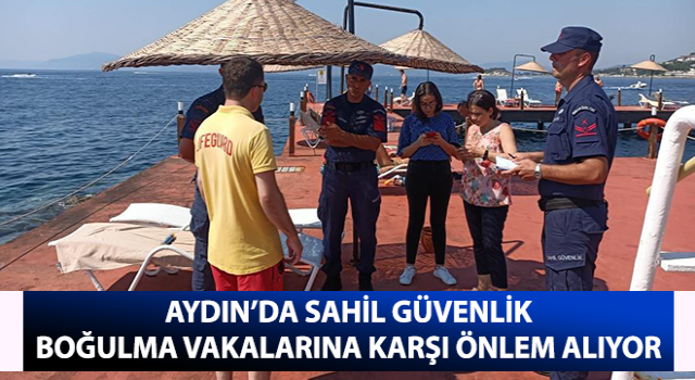 Sahil güvenlik boğulma vakalarına karşı önlem alıyor