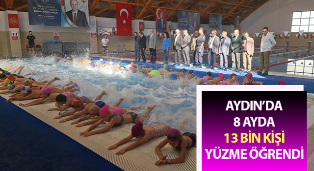 Aydın’da 8 ayda 13 bin kişi yüzme öğrendi