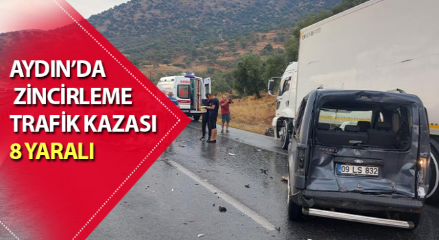 Aydın’da zincirleme trafik kazası