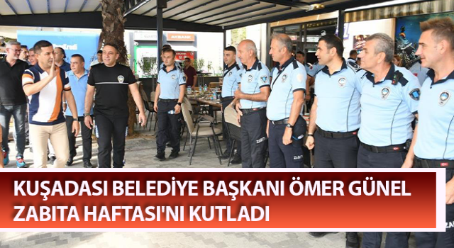 Başkan Günel Zabıta Haftası'nı kutladı