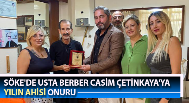 Casim Çetinkaya'ya yılın ahisi onuru