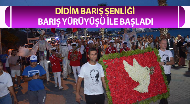 Didim Barış Şenliği başladı