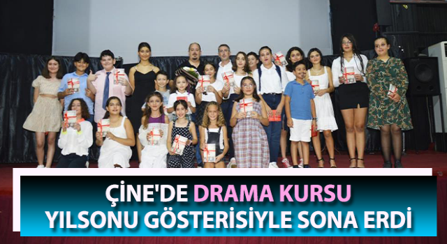 Drama kursu yılsonu gösterisiyle sona erdi