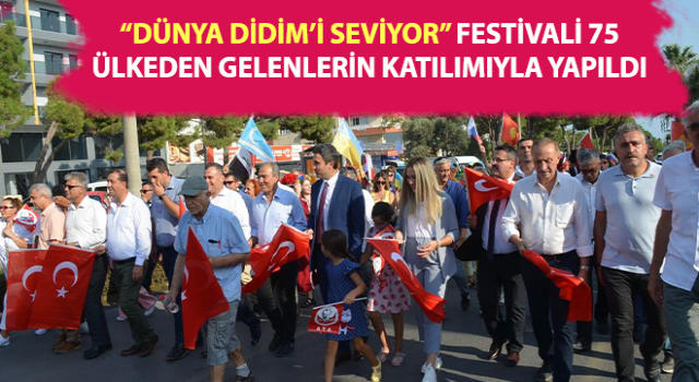 Festival kapsamında yabancı çocuklar İstiklal Marşımızı okudu