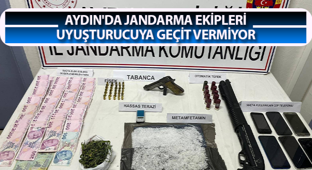 Jandarma ekipleri uyuşturucuya geçit vermiyor