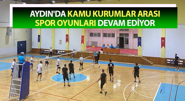 Kamu Kurumlar Arası Spor Oyunları devam ediyor