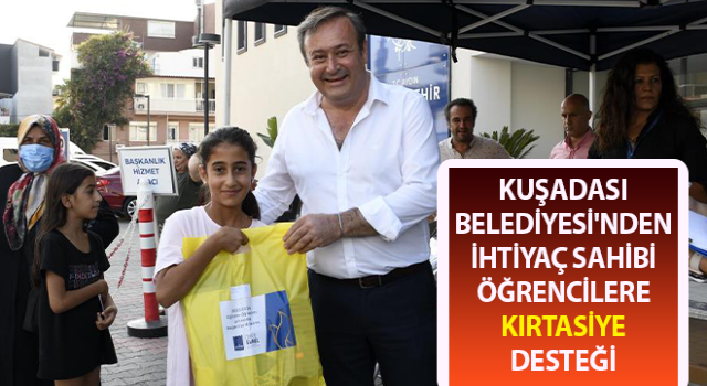 Kuşadası Belediyesi ile öğrencilerin yüzü her daim gülüyor