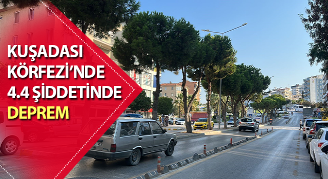 Kuşadası’nda 4.4 şiddetinde deprem