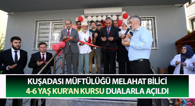 Melahat Bilici 4-6 Yaş Kur'an Kursu dualarla açıldı