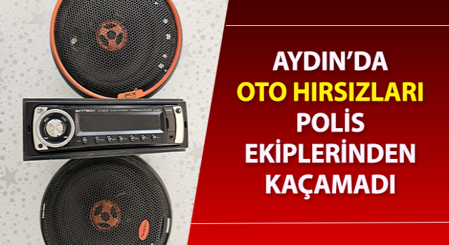 Oto hırsızları polisten kaçamadı