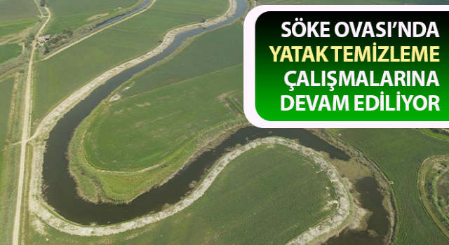 Söke Ovası’nda yatak temizleme çalışmaları sürüyor