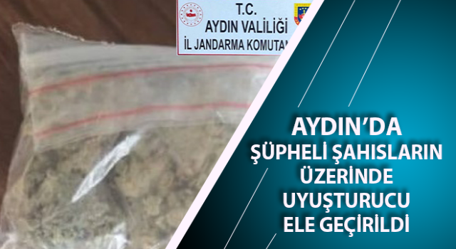 Şüpheli şahısların üzerinde uyuşturucu ele geçirildi