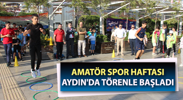 Amatör Spor Haftası törenle başladı