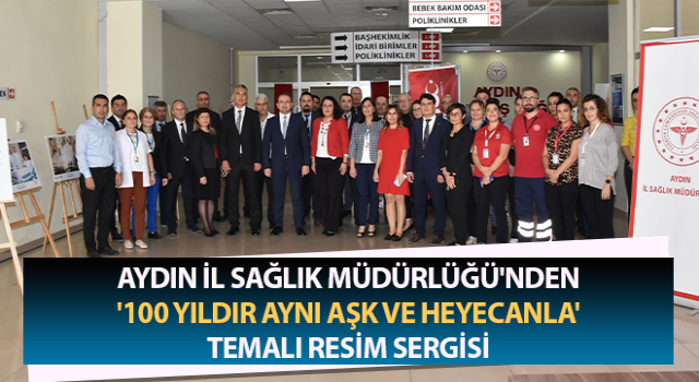 Aydın İl Sağlık Müdürlüğü'nden resim sergisi