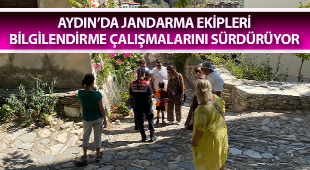 Jandarma bilgilendirme çalışmalarını sürdürüyor