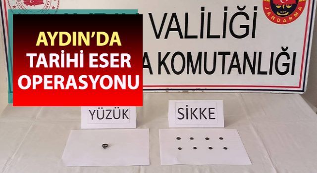 Jandarma ekiplerinden tarihi eser operasyonu