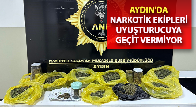 Narkotik ekipleri uyuşturucuya geçit vermiyor