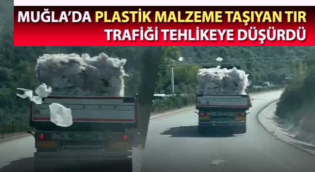 Torba ve poşetleri saça saça ilerledi