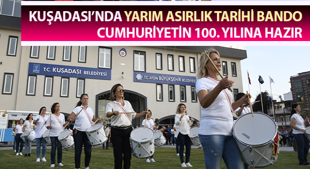 Yarım asırlık tarihi bando cumhuriyetin 100. yılına hazır