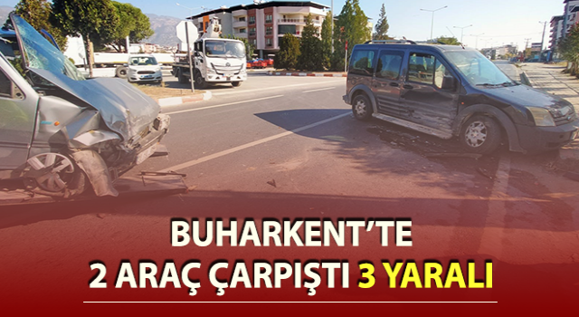 Buharkent’te trafik kazası: 3 yaralı