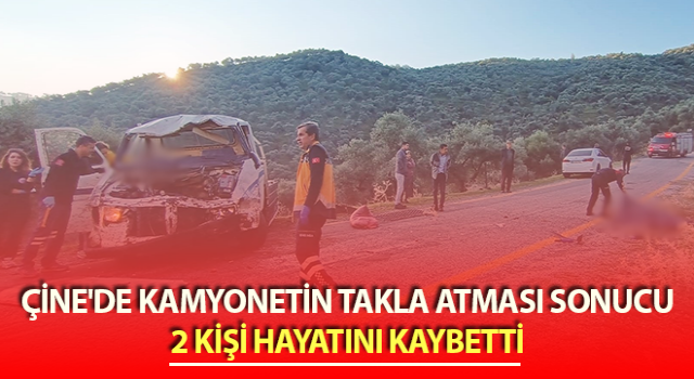 Çine'de trafik kazası: 2 ölü