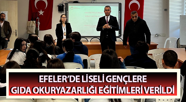 Gençlere gıda okuryazarlığı eğitimleri verildi