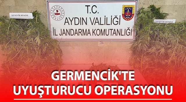 Germencik'te uyuşturucu operasyonu