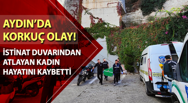 İstinat duvarından atlayan kadın hayatını kaybetti