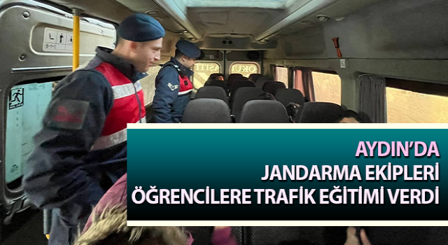 Jandarma ekipleri öğrencilere trafik eğitimi verdi