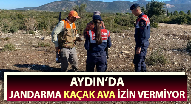 Jandarma kaçak ava izin vermiyor