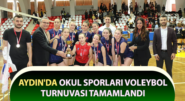 Okul Sporları Voleybol Turnuvası tamamlandı