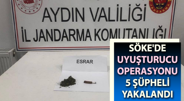 Üzerinde uyuşturucu ile yakalandılar: 5 gözaltı