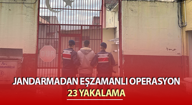 Aydın’da 23 şüpheli şahıs yakalandı