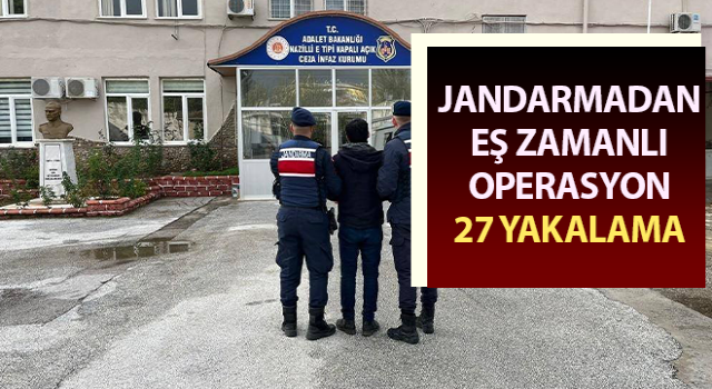 Aydın’da aranan 27 şüpheli kıskıvrak yakalandı