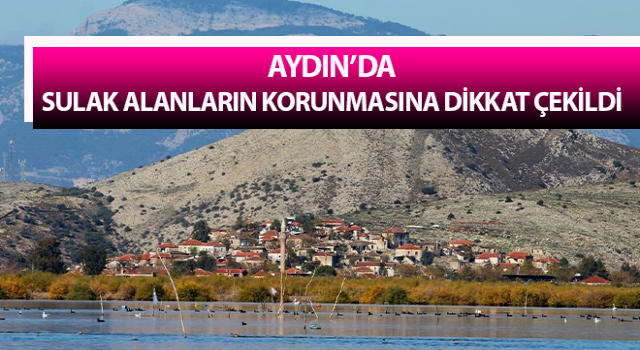 Aydın’da sulak alanların korunmasına dikkat çekildi