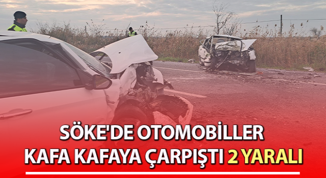 Aydın’da trafik kazası: 2 yaralı