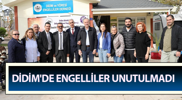 Didim'de engelliler unutulmadı