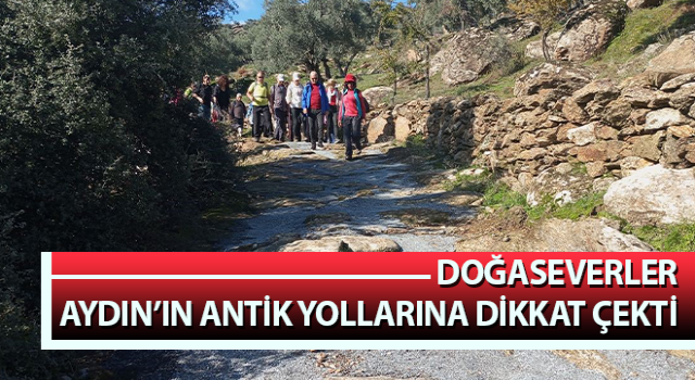 Doğaseverler, antik yollara dikkat çekti