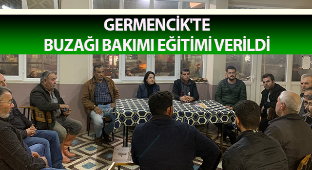 Germencik'te buzağı bakımı eğitimi verildi