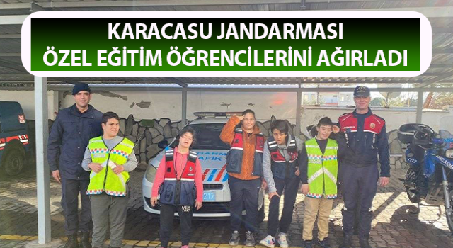 Jandarma ekipleri özel eğitim öğrencilerini ağırladı