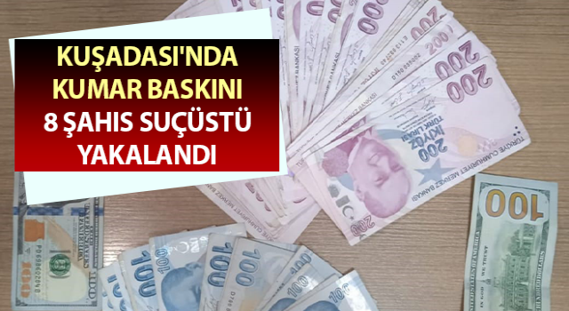 Kuşadası'nda kumar baskını